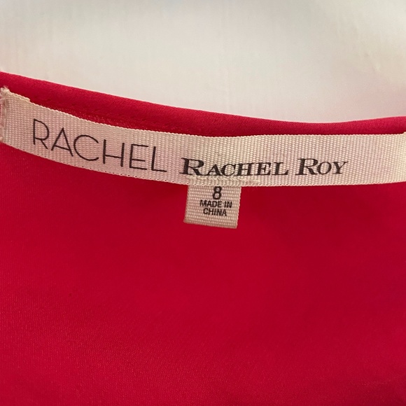 Pink Silk Asymterical dress - Picture 4 of 4